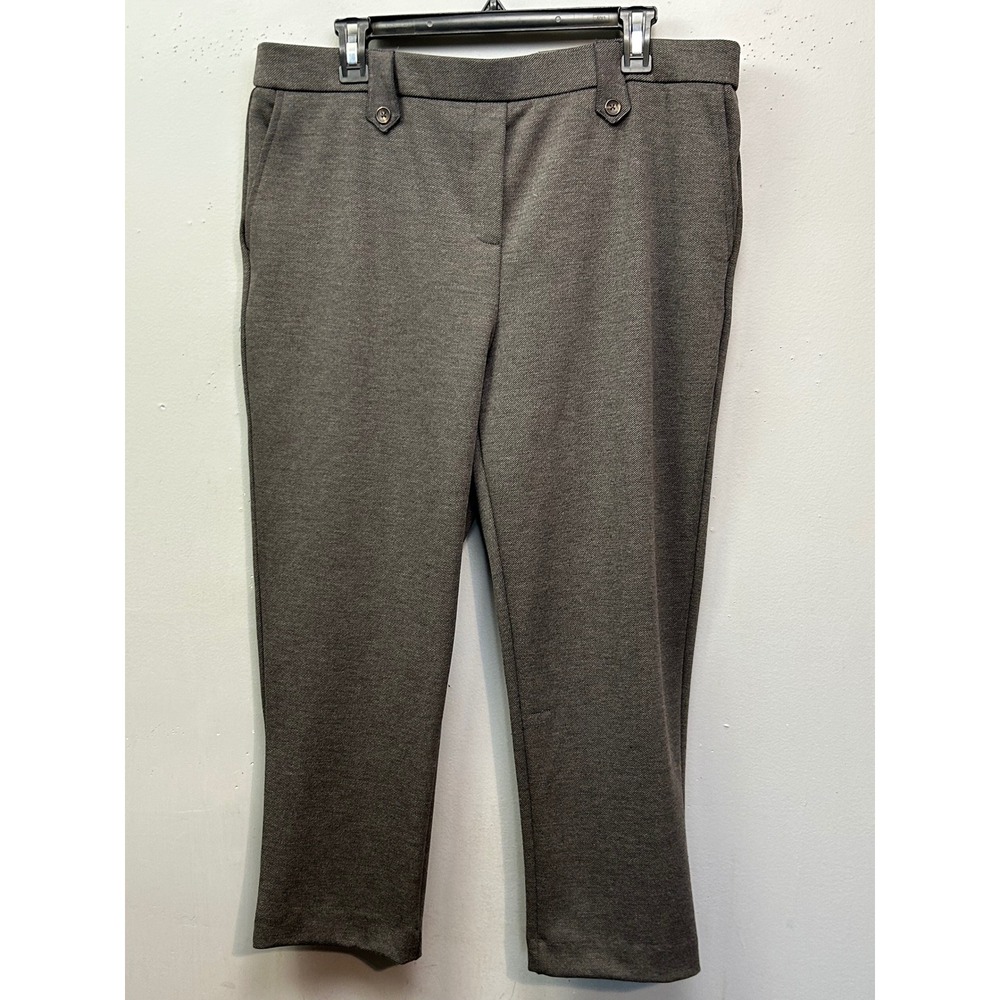 Jules & Leopold Gray Pull On Slim Leg Ankle Dress Pants XL CHU23868A NWT